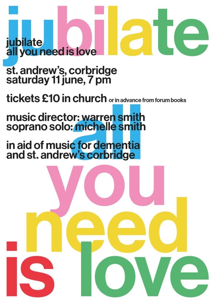 Jubilate at St. Andrew's Church in Corbridge