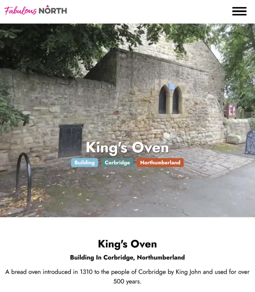 Kings Oven Corbridge